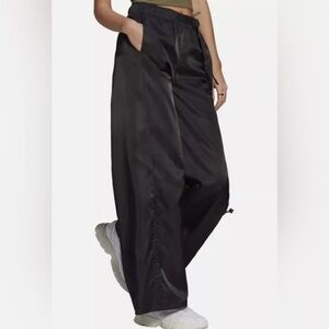 Adidas wide leg satin pants